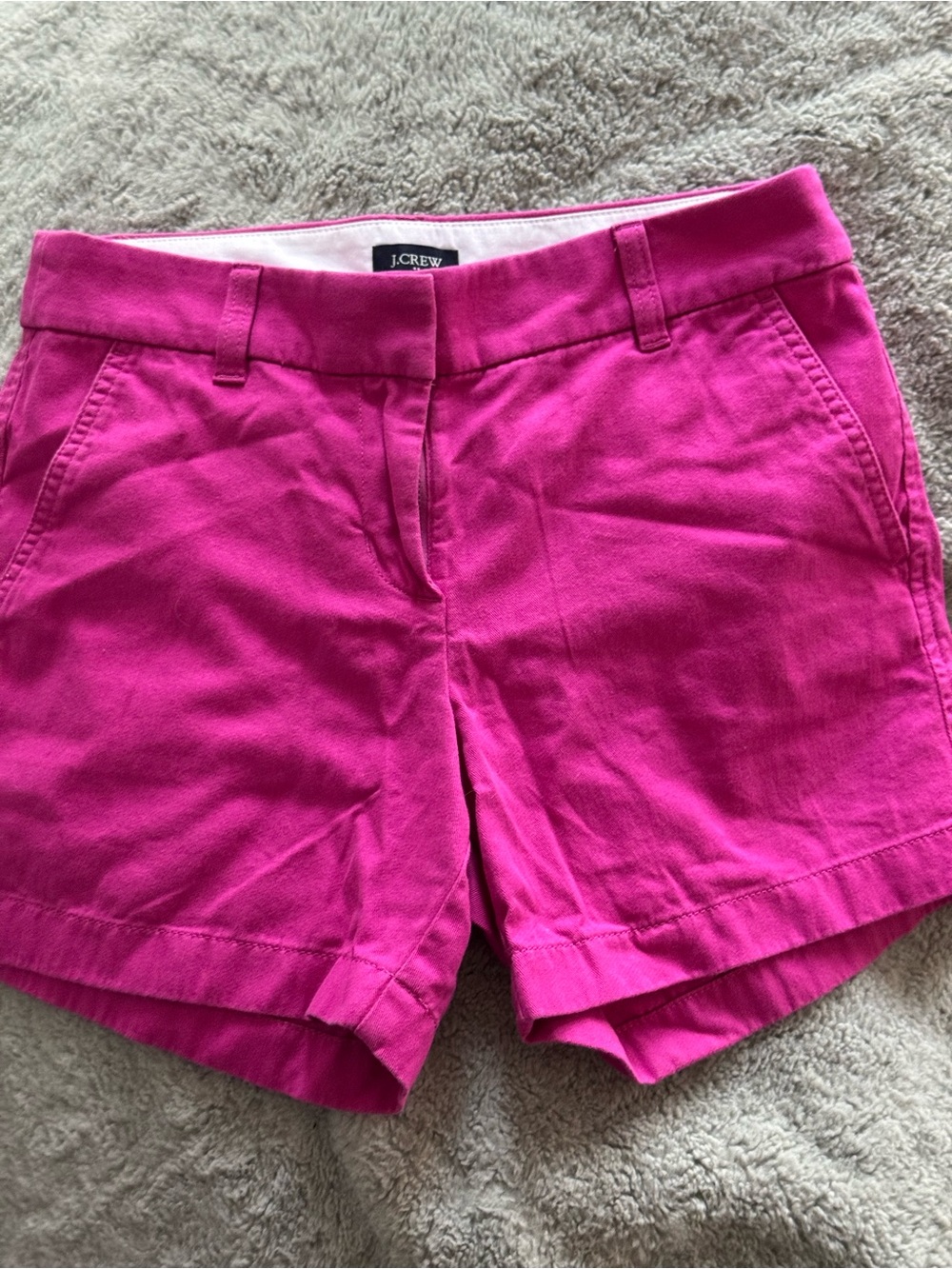 J. Crew Hot Pink Women's Chino Bermuda Shorts